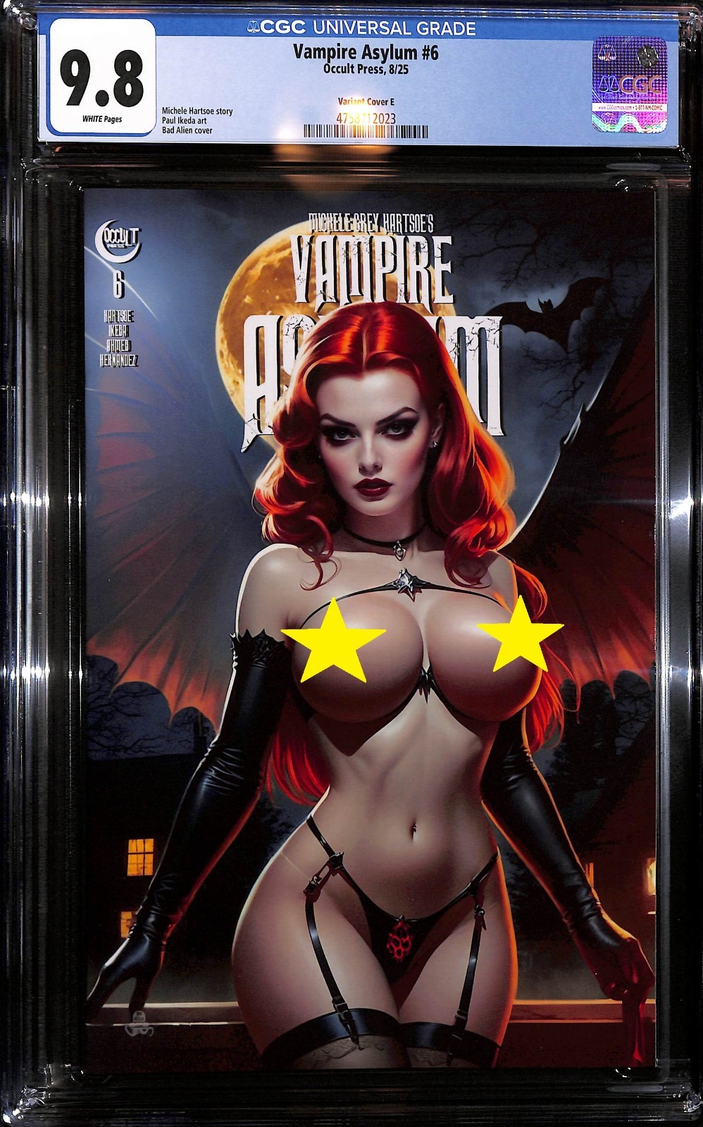 Vampire Asylum #6 (Occult Press, 2025) CGC 9.8 Cover E NSFW