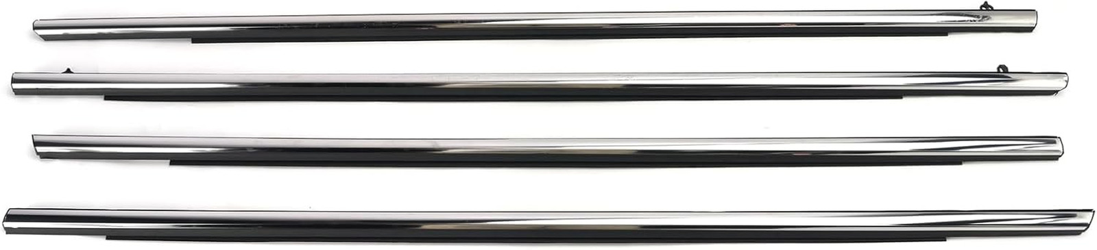4PCS Door Window Molding Weatherstrip Seal Kit for Honda Odyssey 2015-2020
