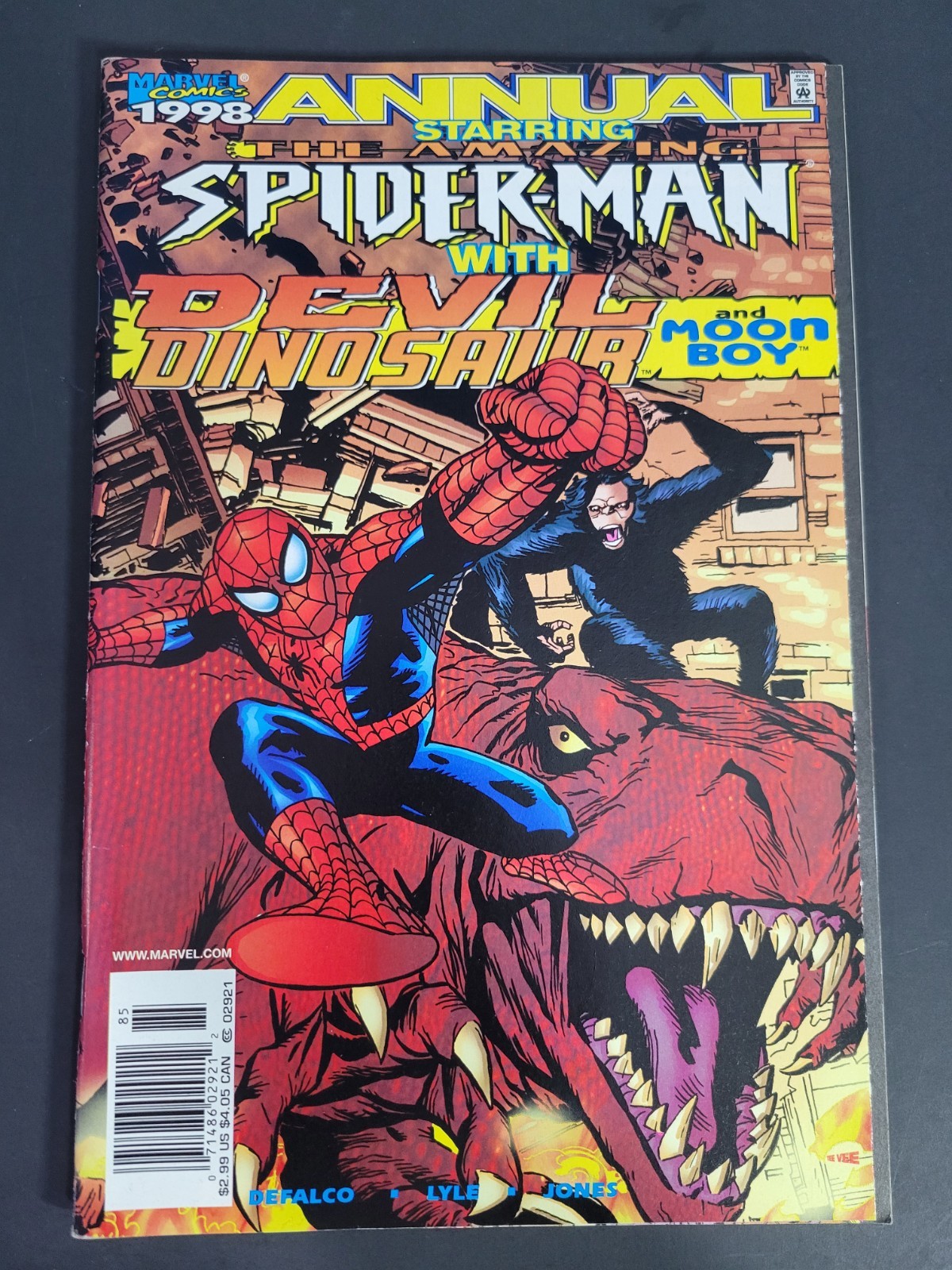 Amazing Spider-Man Annual #31 \'98 Marvel 1998 Devil Dinosaur & Moon Boy