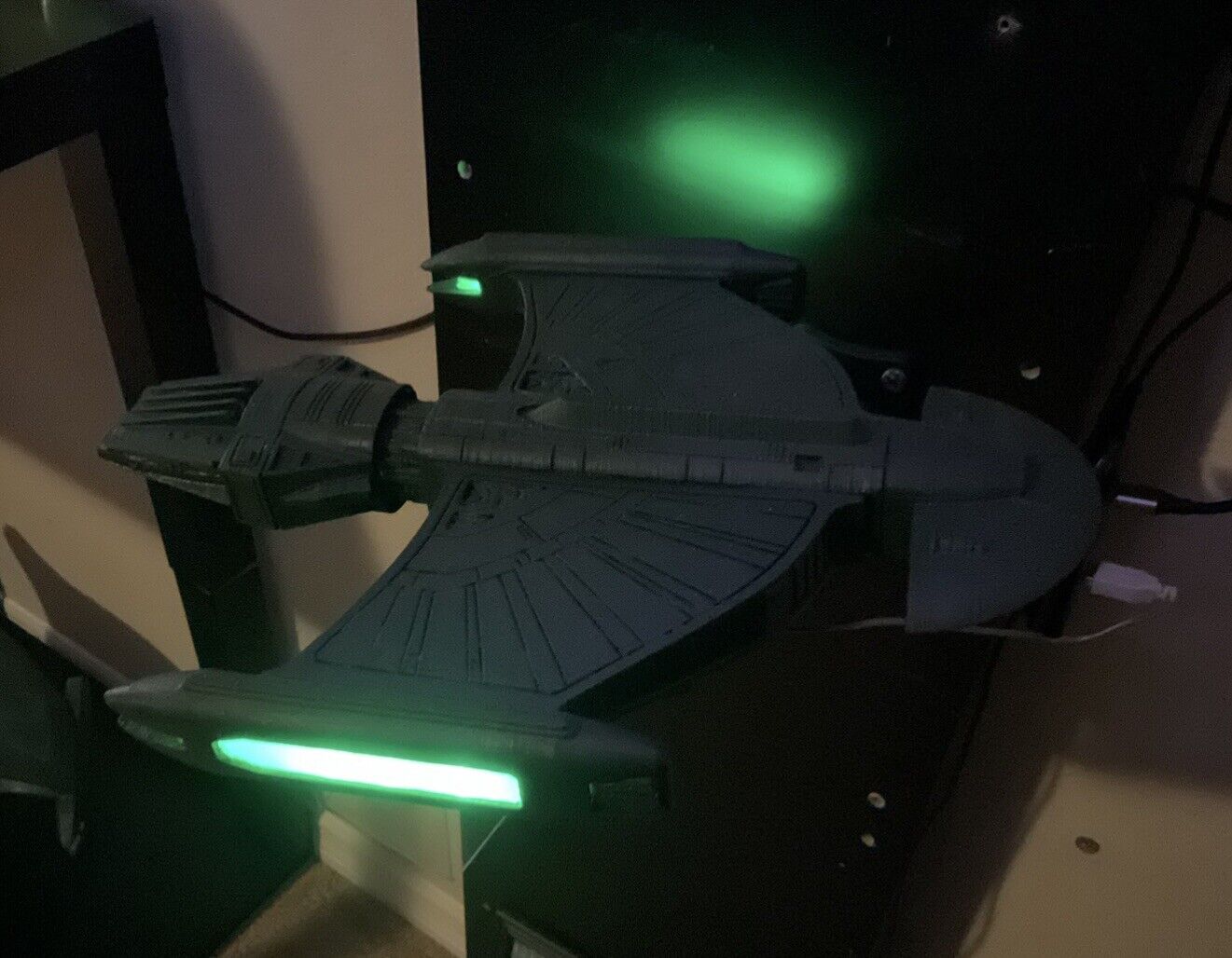 Star Trek Romulus Science Ship 3d Model Lights Led USB 12” Long