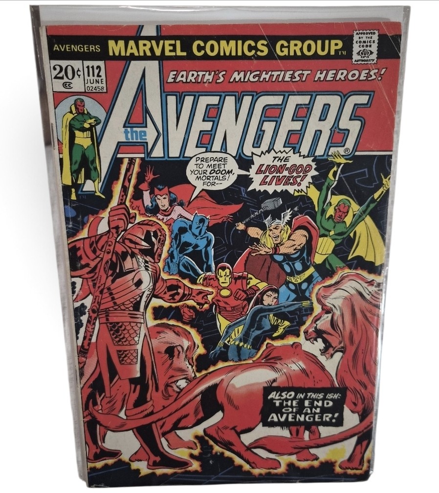 The Avengers #112 (Marvel 1973) 1st Appearance of Mantis & Pantha 🔑Key Issue