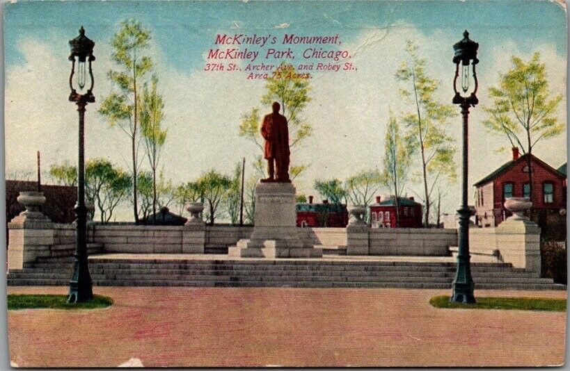 Vintage 1910s CHICAGO Illinois Postcard \