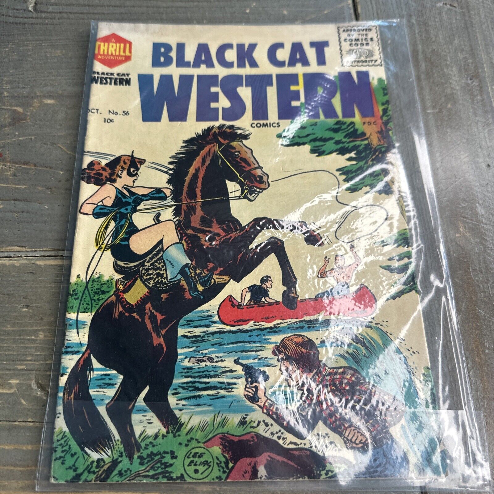 Black Cat Mystery #56 VG 1955
