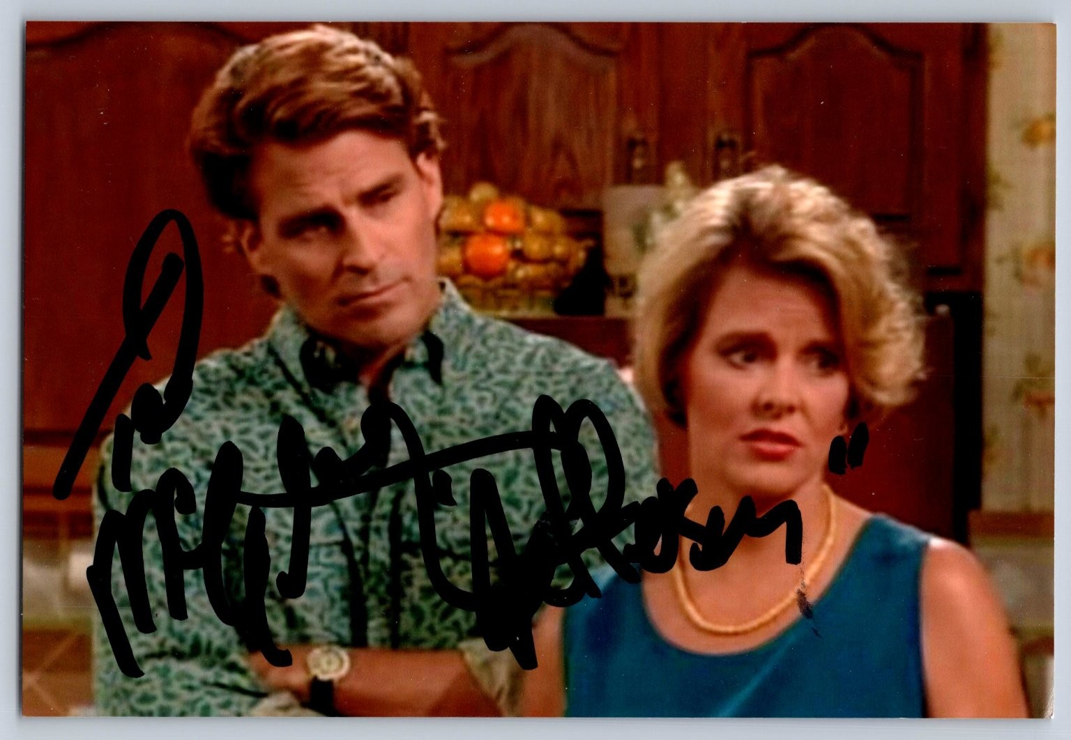 Ted McGinley Autographed Photo TV Show Married with Children Actor Signed Photo