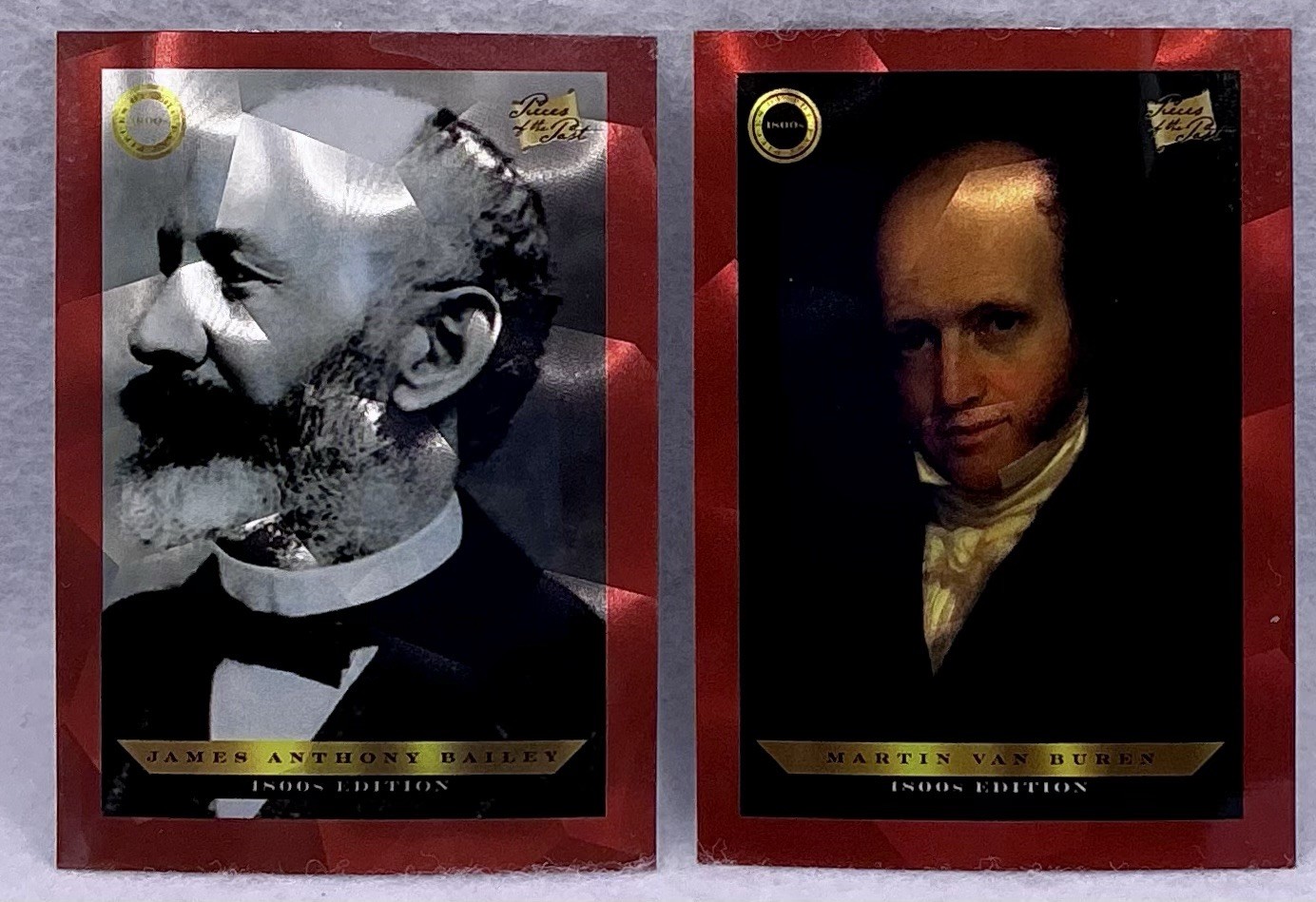 2024 Pieces Of The Past 1800s Edition James Bailey / Martin Van Buren Red Cubic 