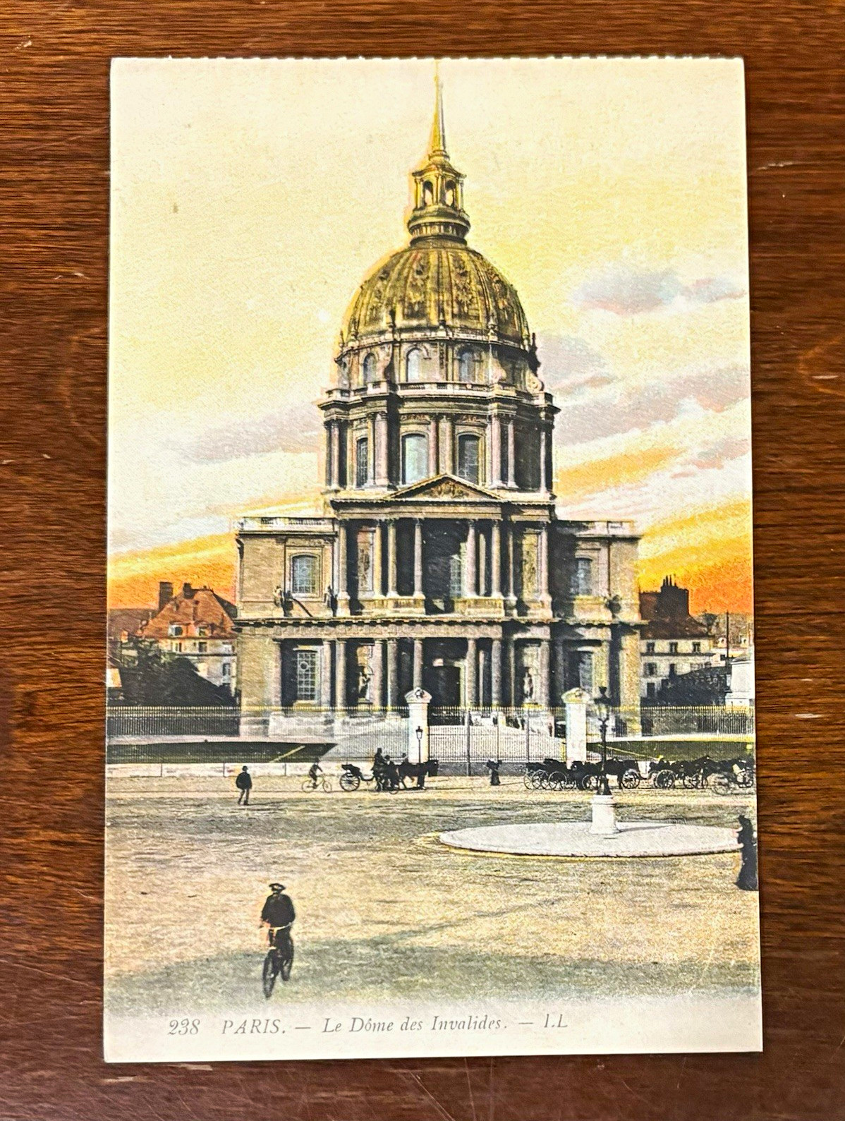 I.L Paris Les Invalides Le Dôme Postcard Divided Back Lithograph Unposted
