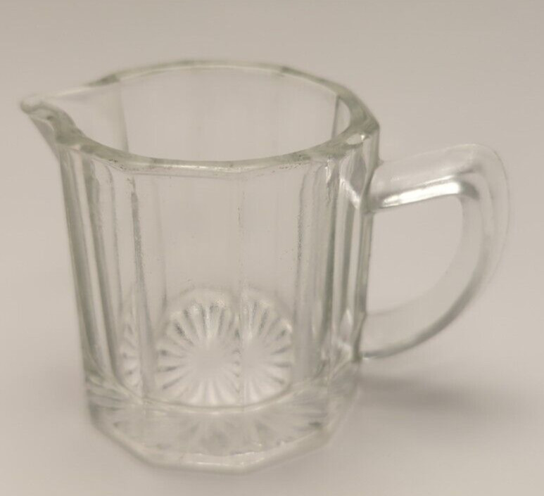 Antique Heisey Glass Colonial Hotel Creamer Flat Panel 353