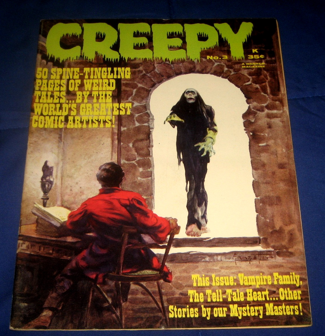 CREEPY # 3 (Warren)  Frazetta /  BIG HALLOWEEN MONSTER MAG SALE