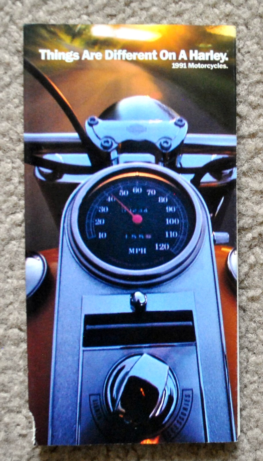 1991 Harley Brochure XLH FLHS FLHTC FLTC FXR FXRS FXSTS FXSTC FXRT FLSTF FXLR