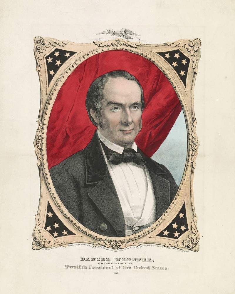 Daniel Webster New England Presidential Campaign 8x10 Print HT5134457