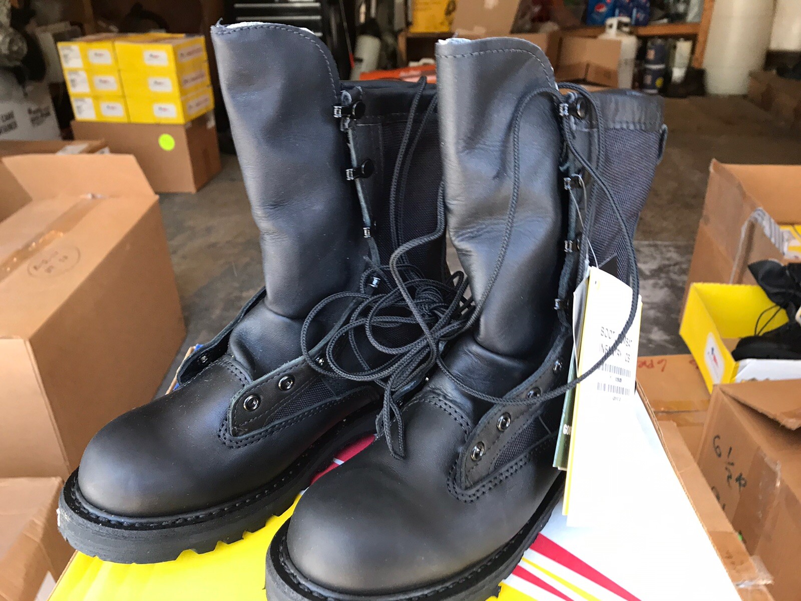 USGI New Belleville military surplus infantry combat boots 6.5 R Made in USA NIB USGI New Belleville military surplus infantry combat boots 6.5 R Made in USA NIB
