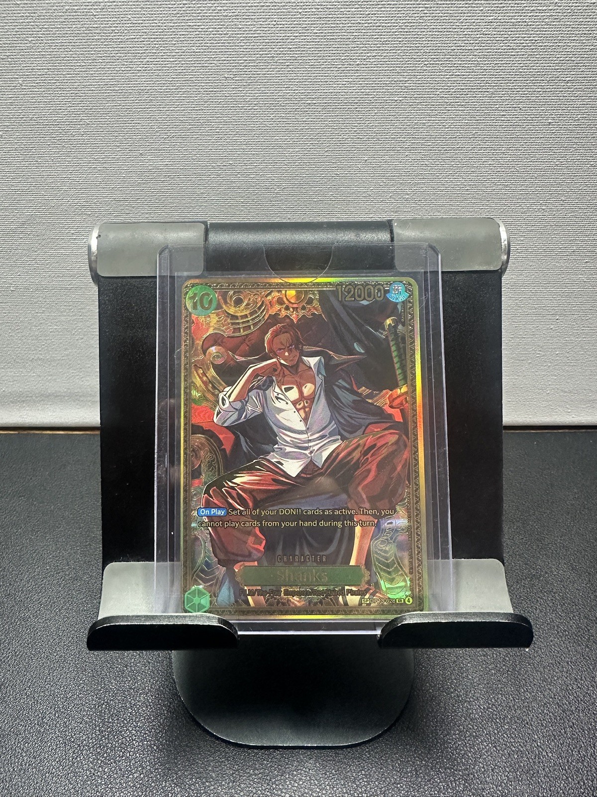 One Piece OP-17 The World’s Strongest Warriors Shanks Gold SP OP17 - 028 SR ENG