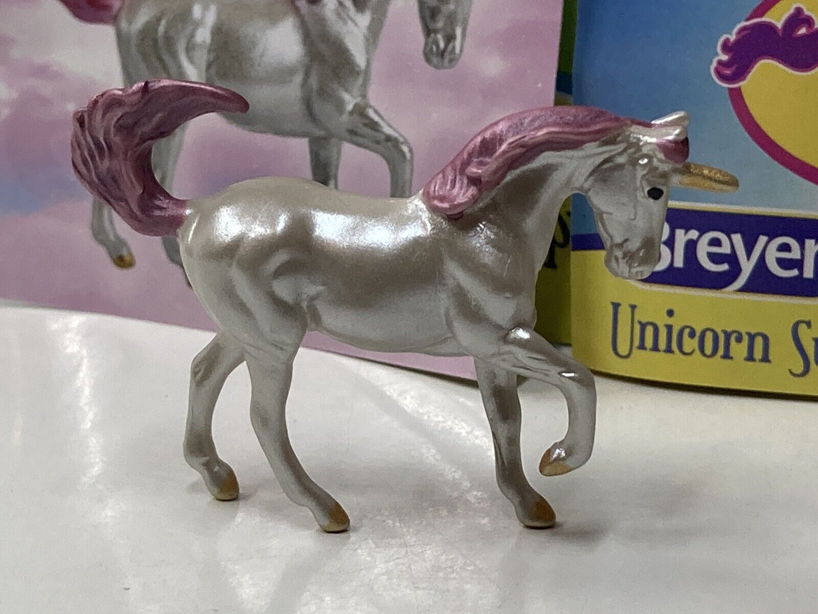 Breyer Mini Whinnies Unicorn Surprise Series 2 Moonstone New w/ Package