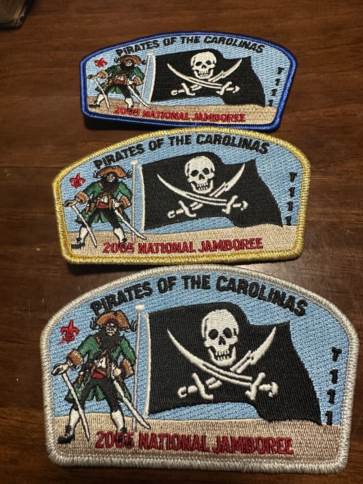 2005 National Jamboree Pirates of the Carolinas JSP Set