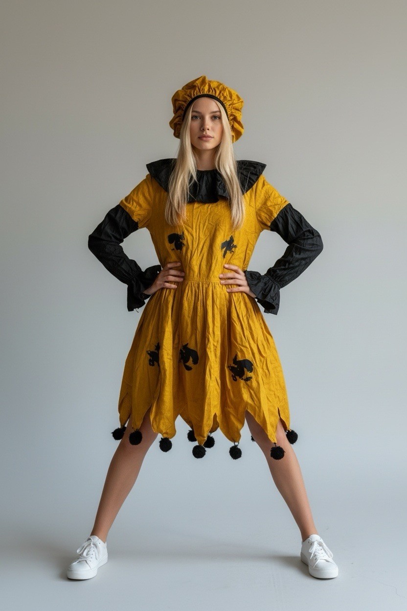 Vintage 1920’s / 1930’s Woman Halloween Dress Costume - Witch