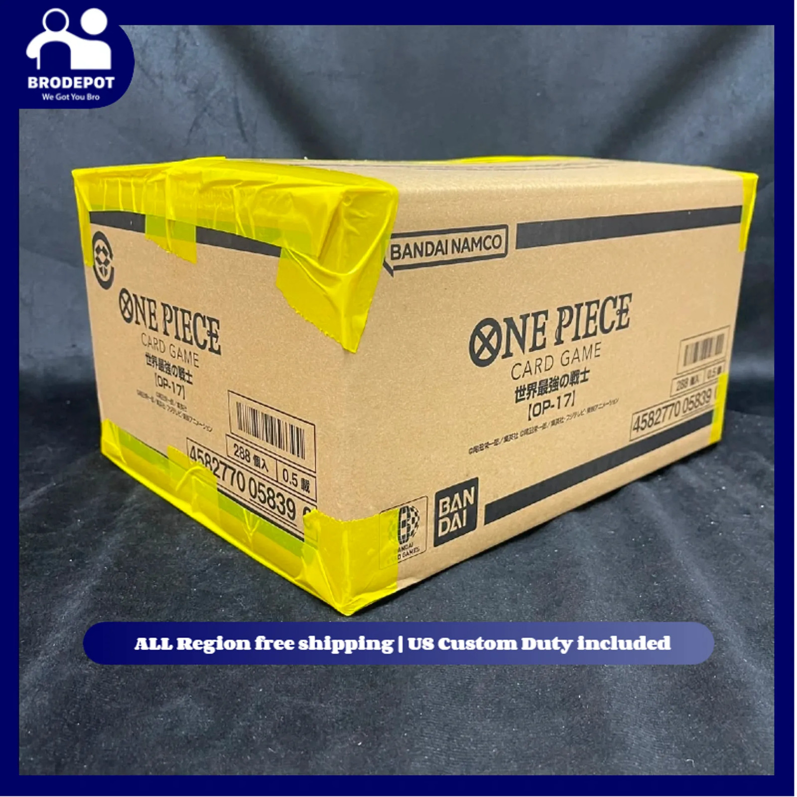 One Piece TCG OP-17 World's Strongest Warriors Japanese factory Sealed Case