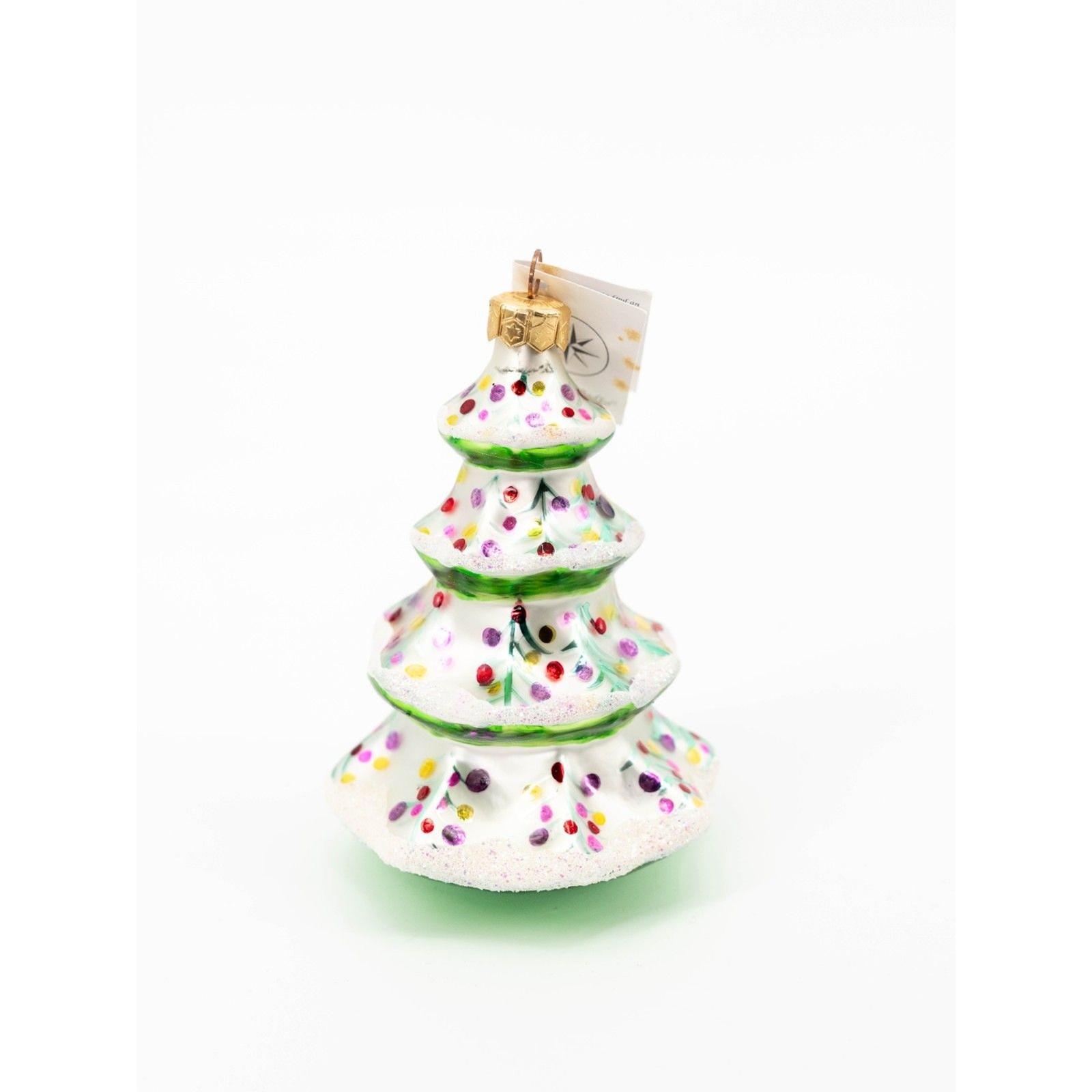 Christopher Radko Ornament Vintage 1996 Christmas Tree Hand Painted Ornament