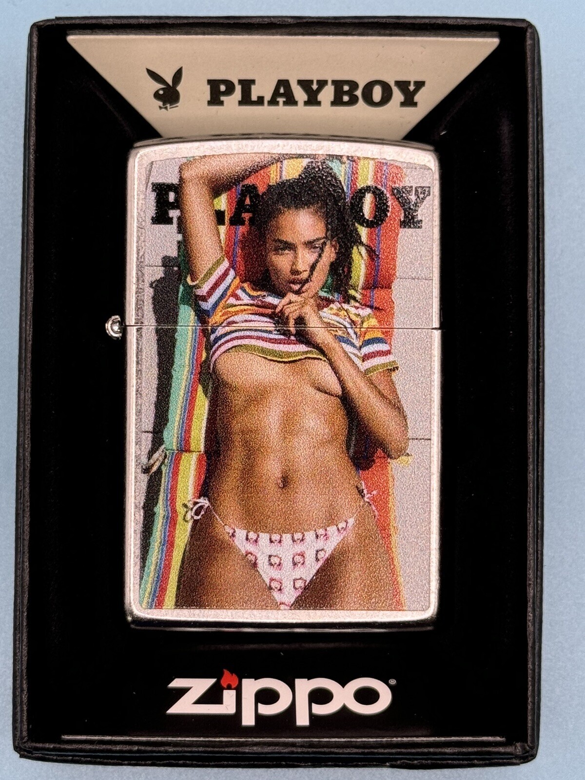 Playboy Magazine Cover Vintage September 2016 Zippo Lighter NEW Rare Pinup