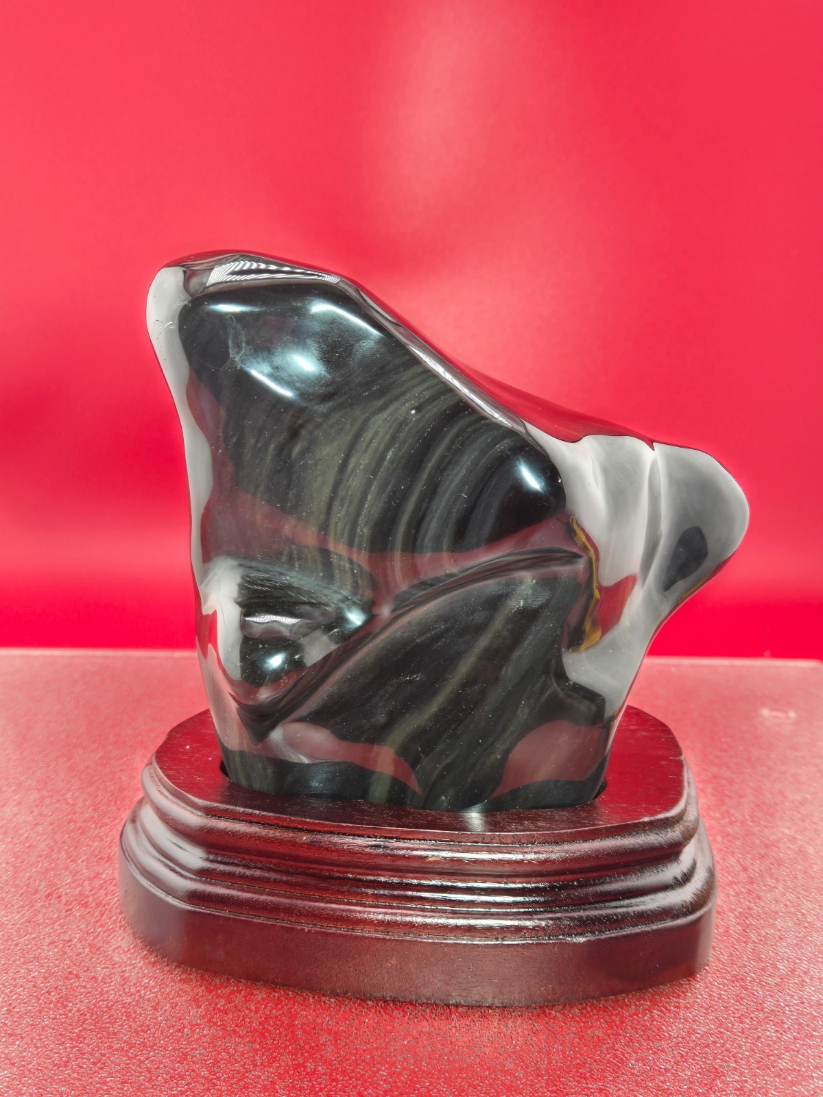 4.5 LB Natural Rainbow Obsidian Freeform Polished Crystal Reiki Healing Stone