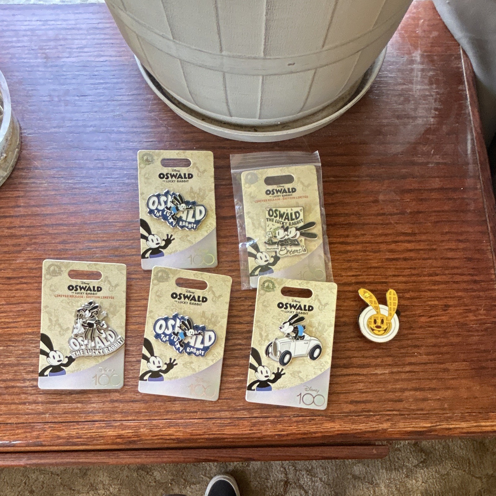 Disney Limited Release Disney 100 Oswald the Lucky Rabbit Pin Set Disney Limited Release Disney 100 Oswald the Lucky Rabbit Pin Set