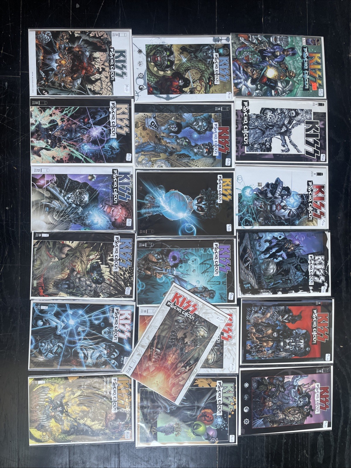 Kiss Psycho Circus Comics  Lot Of 19