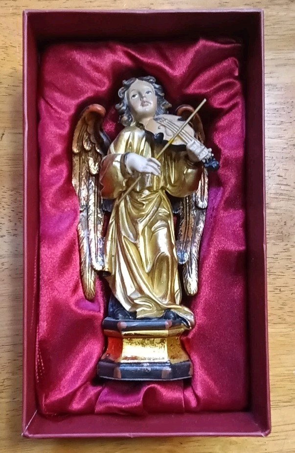 Giordano di Ponzano Carved Violin Pacher Angel