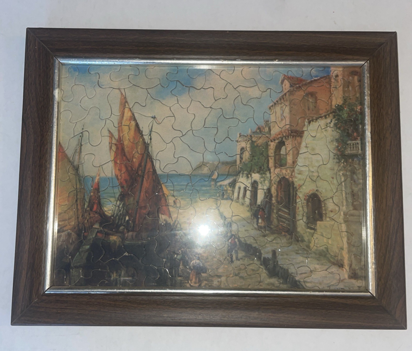 Vintage Lux Toilet Soap Premium Advertisement Jigsaw Puzzle Framed 150 Pieces