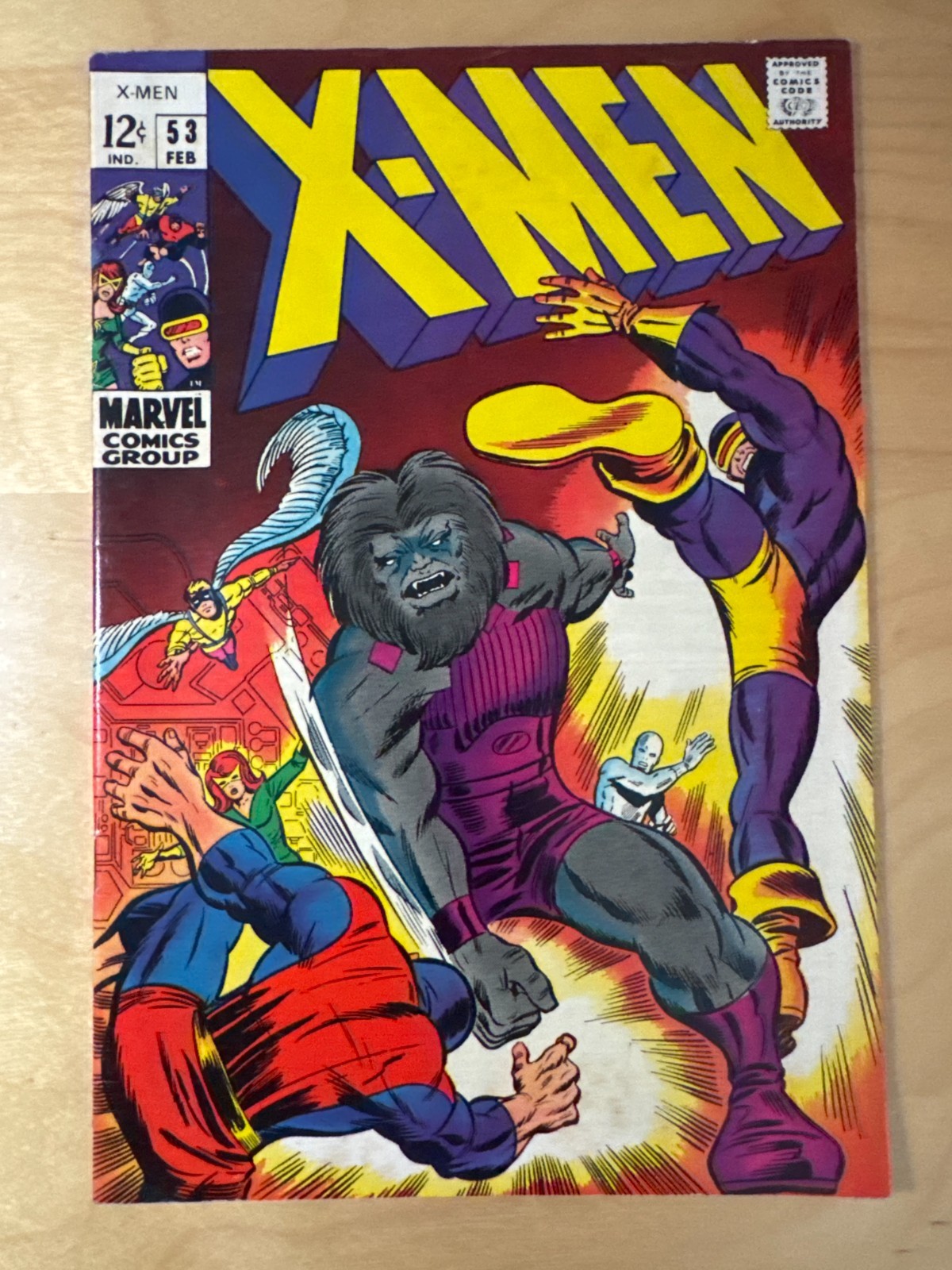 X-Men (1963) #53 1969 Marvel Silver Age Comic Book