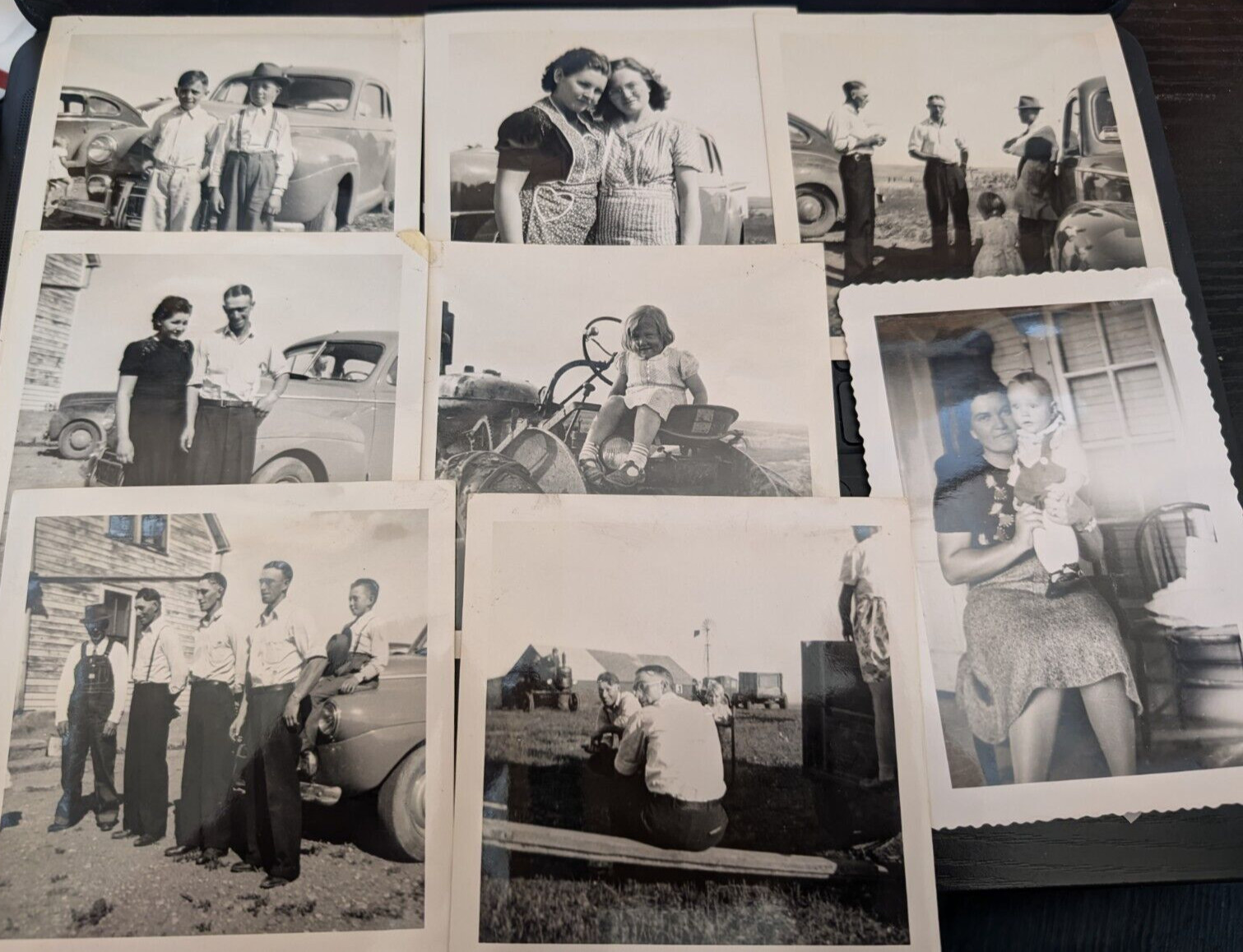 1941-16 Photos LIFE ON THE FARM-People/Family/Equipment and Cars (Crosley) LOOK