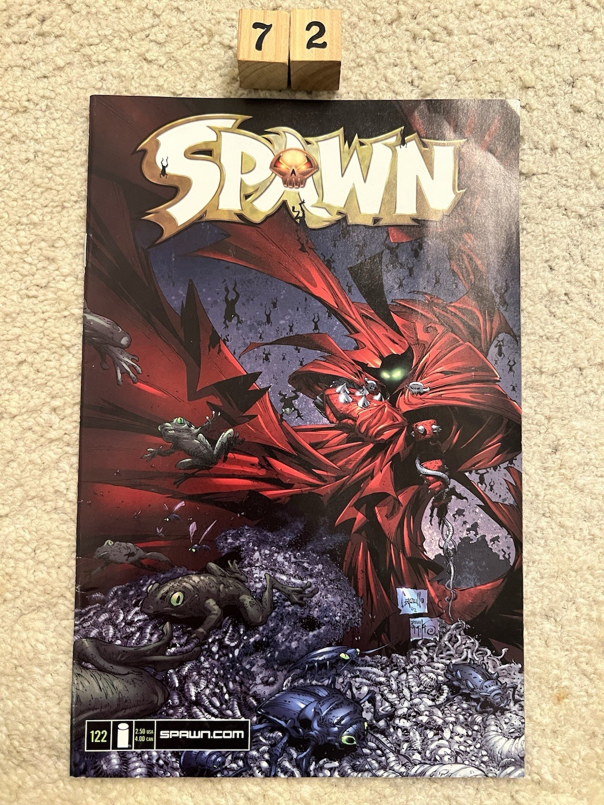 Spawn #122 2002 Image Comics Todd Mcfarlane Creased