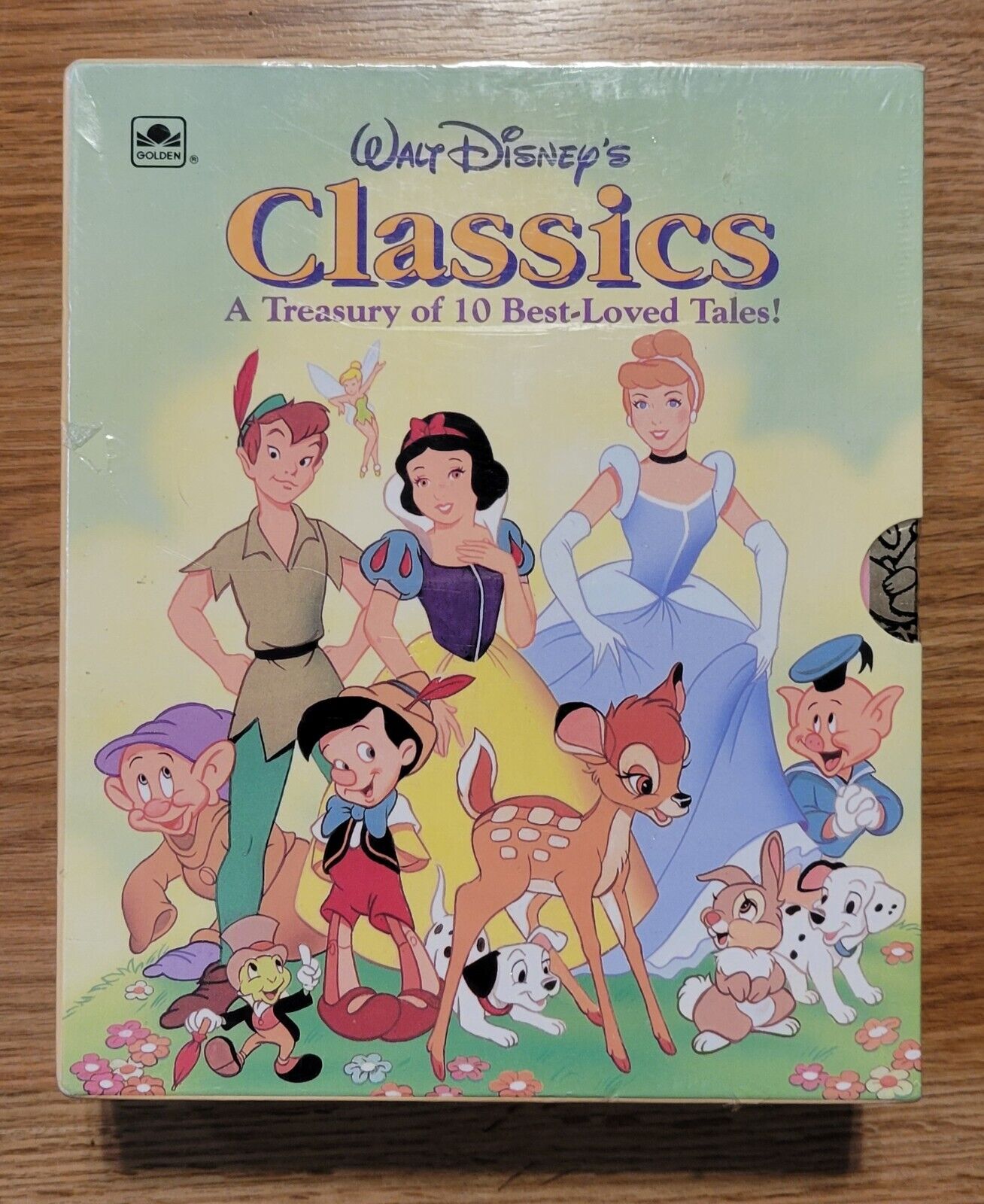 Sealed 1992 Walt Disney\'s Classics Treasury of 10 Best Loved Tales Golden Books