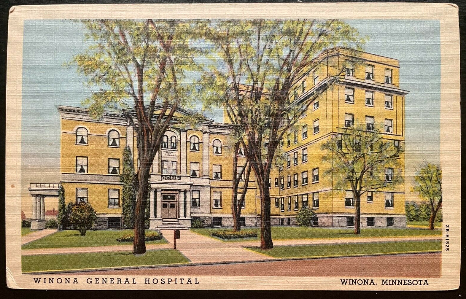 Vintage Postcard 1942 Winona General Hospital, Winona, Minnesota (MN)