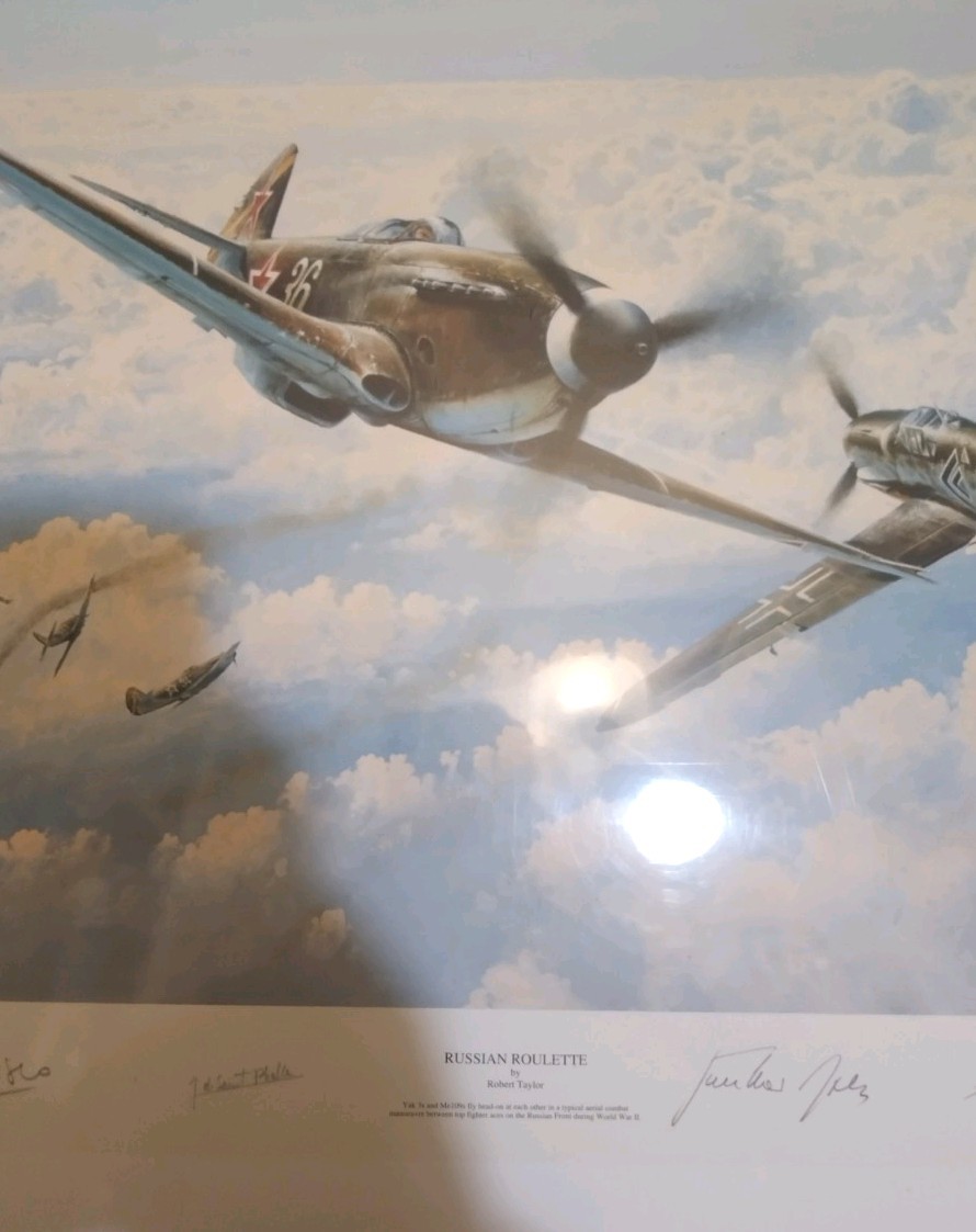 \'Russian Roulette\' by Robert Taylor Limited Edition,#832/1250. w/COA.  Six Sign