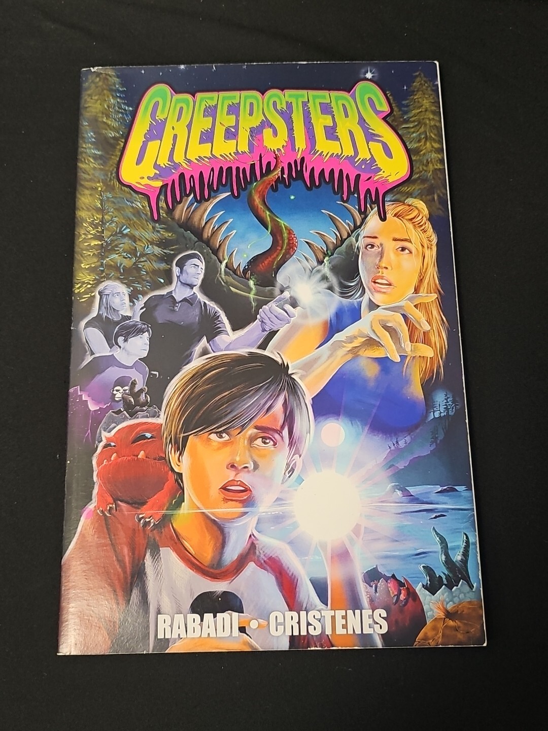 Creepsters Book One # 1 TPB Comic Book RARE HTF AUTOGRAPHED BY NASSER RABADI Creepsters Book One # 1 TPB Comic Book RARE HTF AUTOGRAPHED BY NASSER RABADI