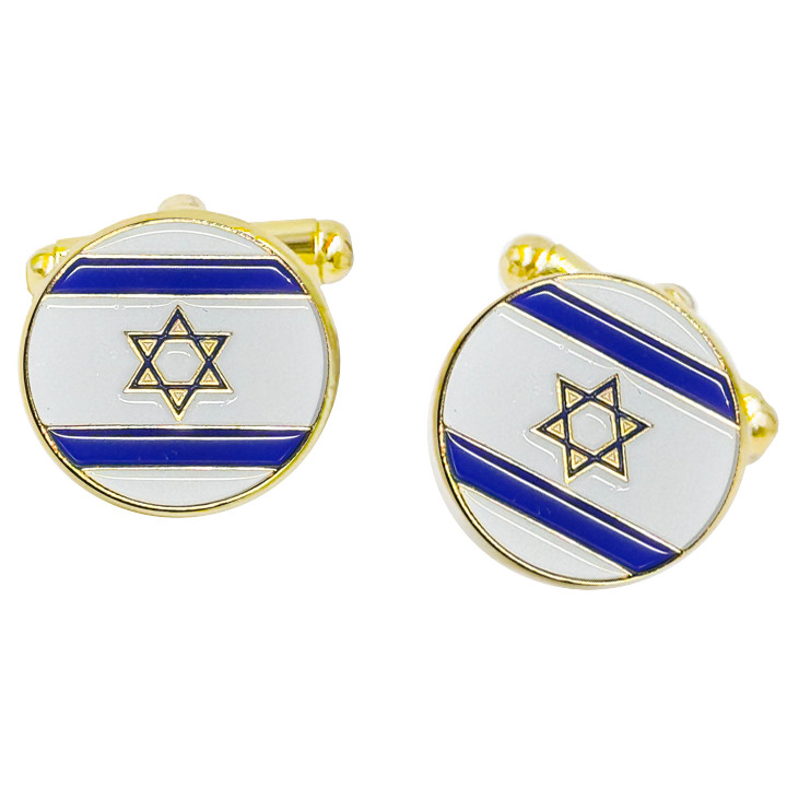 PBX-008-7 Israel Flag Israeli Cufflinks Support Israel