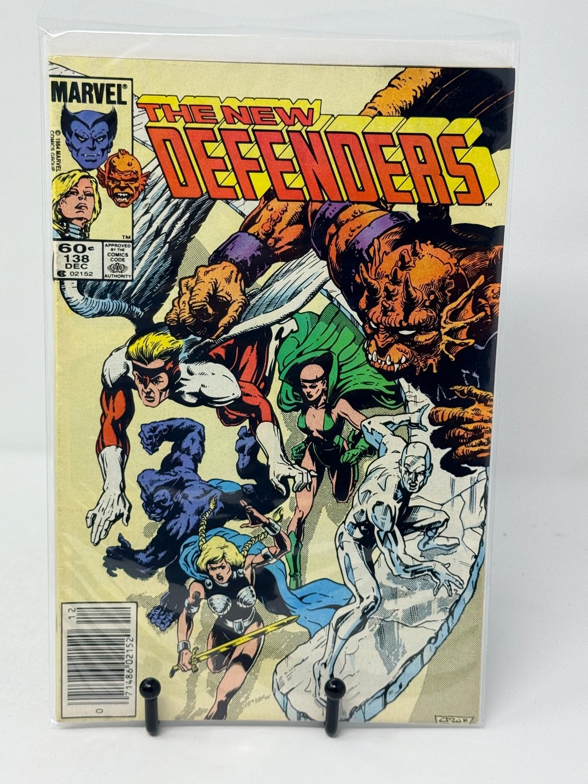 The New Defenders #138 Marvel Mike Zeck Newsstand 1984