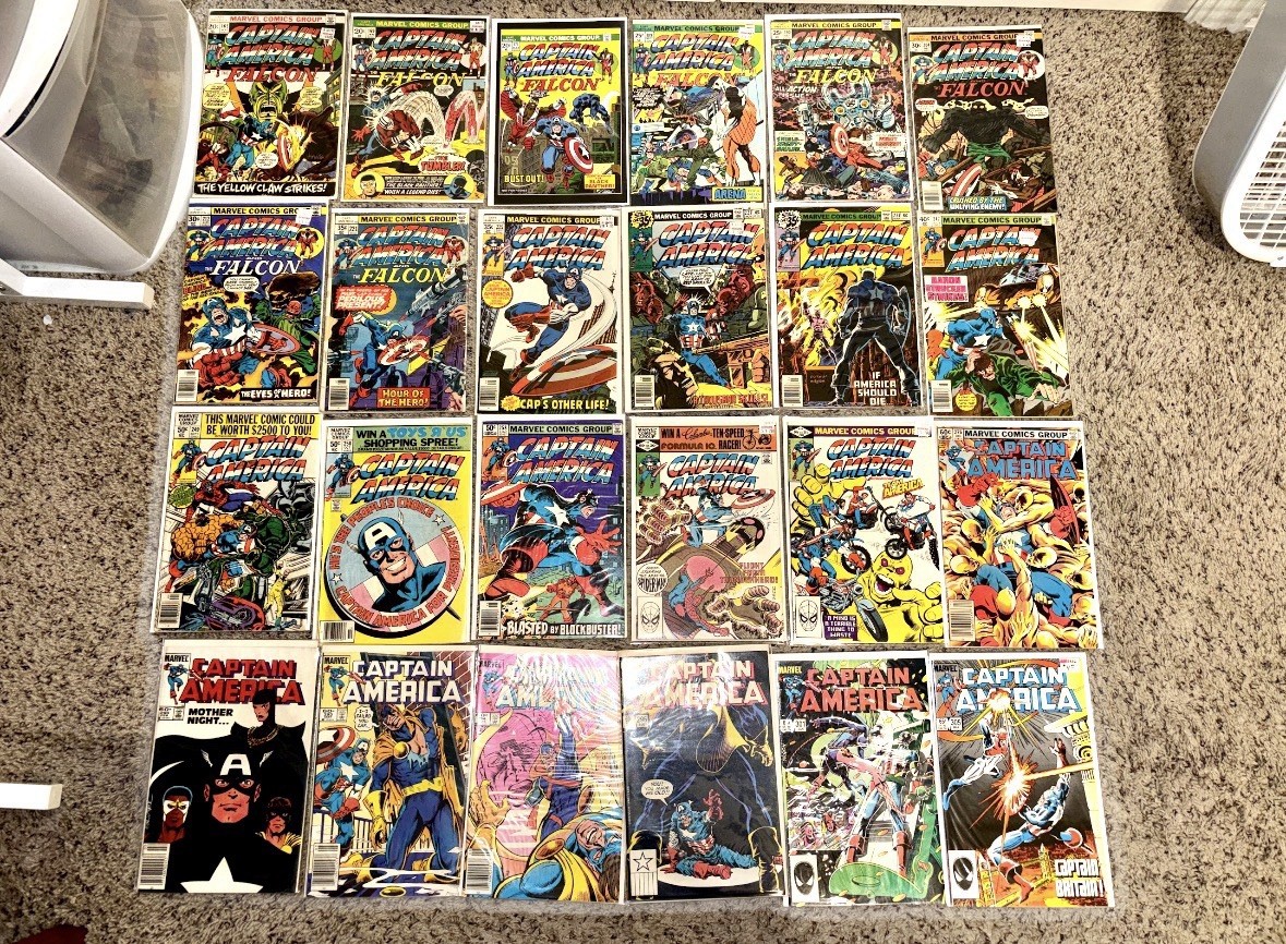 Massive Captain America Comic Lot Issues Marvel X-Men DC Star Wars Mixed