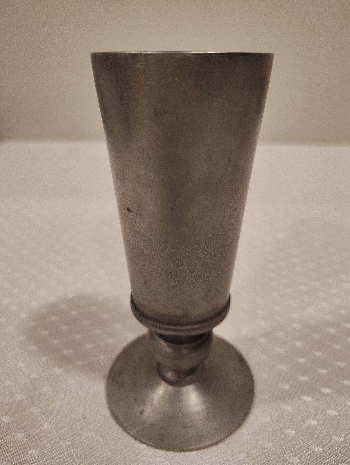 Gunnar Havstad Norwegian Goblet Very Heavy Artist Signed 5\