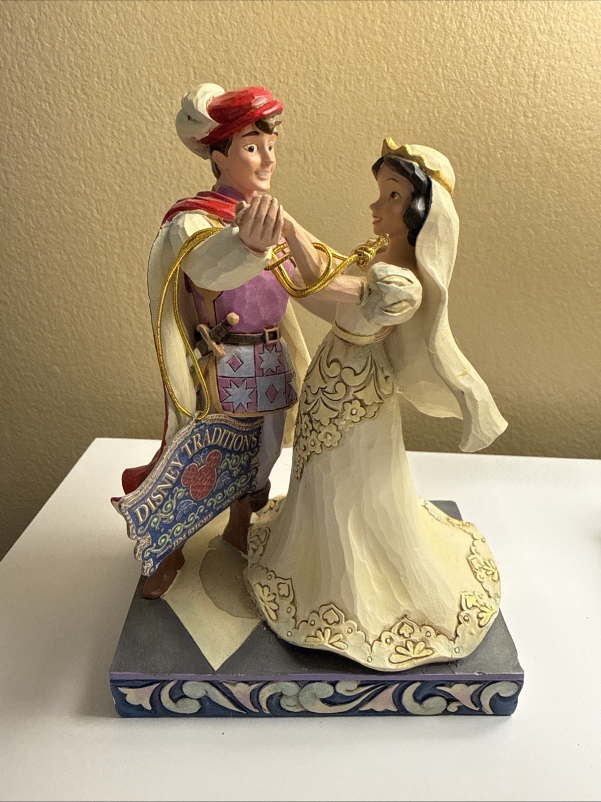Jim Shore Traditions Snow White Prince’s Wedding First Dance  4056747 Retired