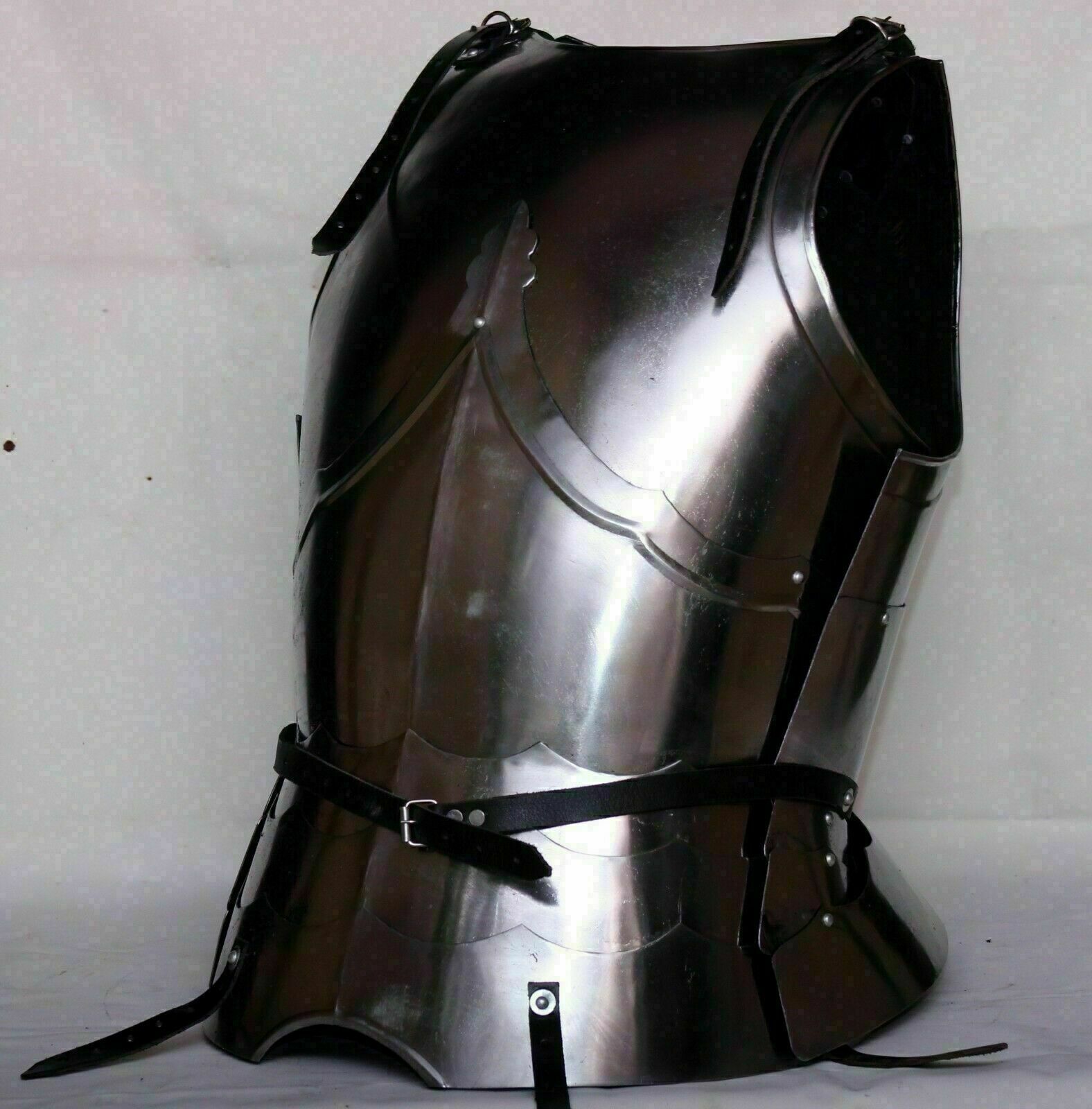 18 Gage Steel Larp Medieval Armor Jacket Cuirass Battle Breastplate Costume