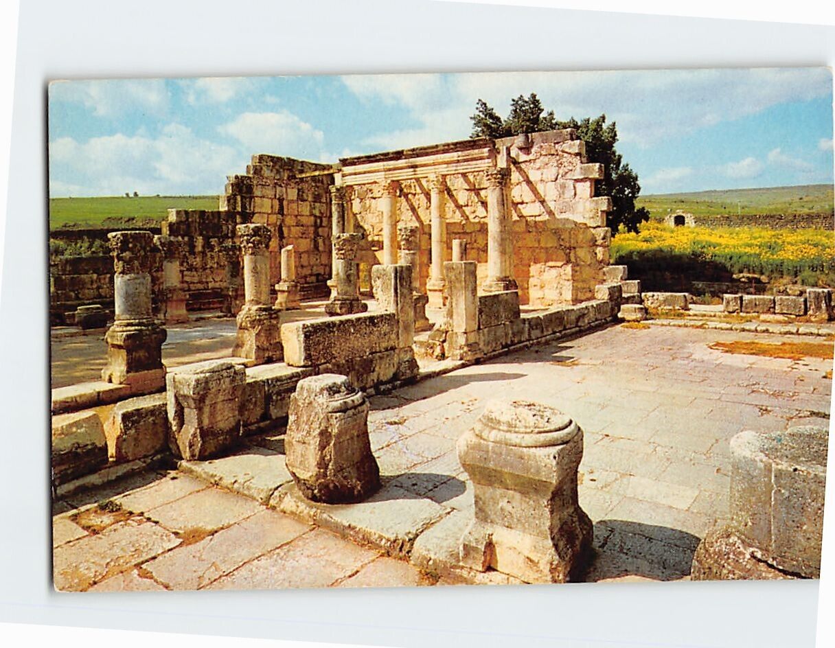 Postcard Ruins of the Ancient Synagogue Capernaum Israel