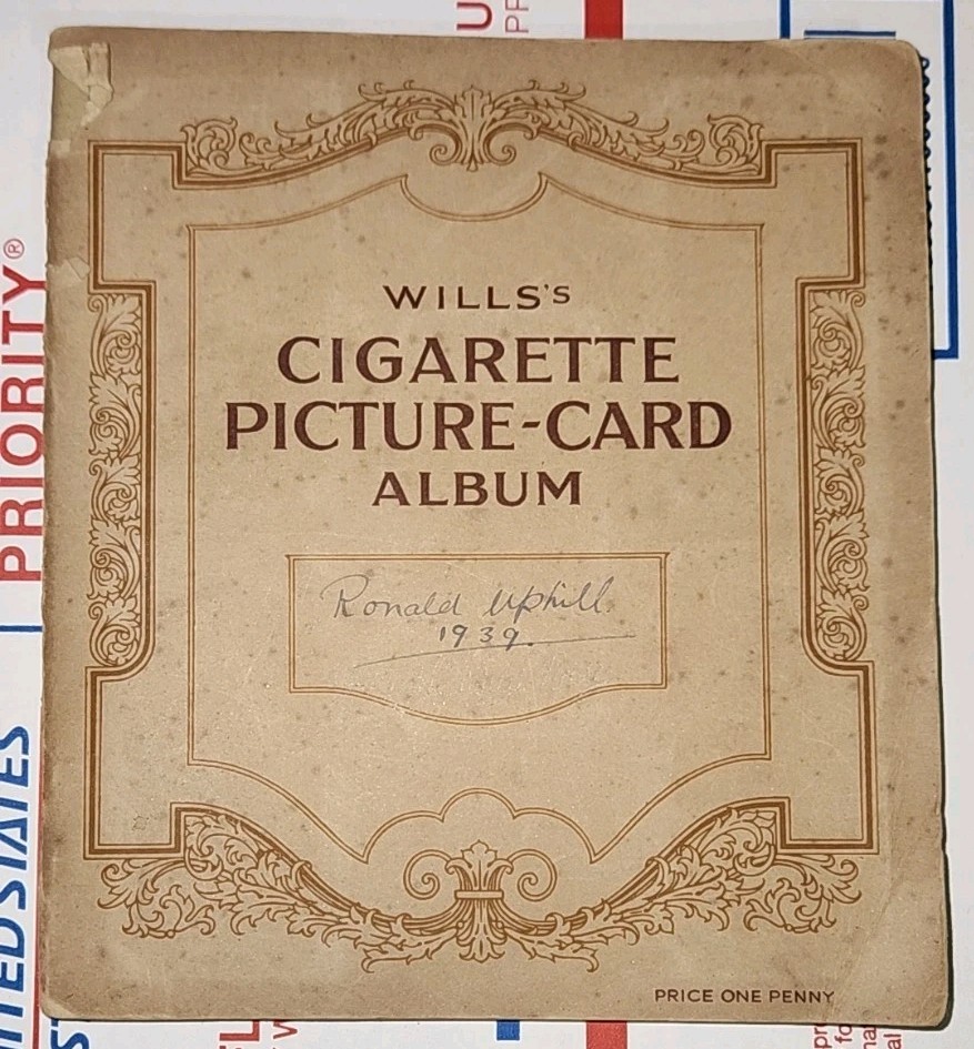W. D. & H. O. Wills 1930's Cigarette Picture Card Album Complete Set Of 50 