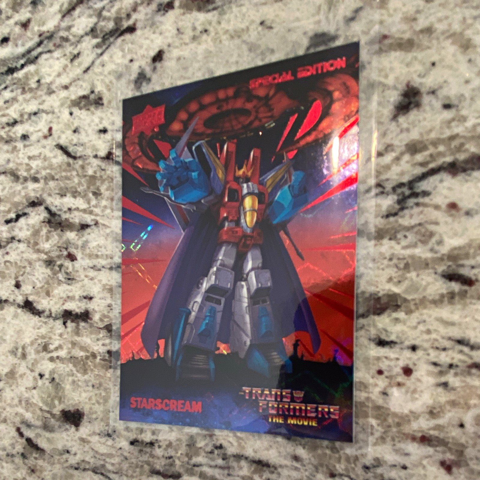 Upper Deck Transformers The Movie 40th Anniv Special Ed Starscream #9 0538/1986