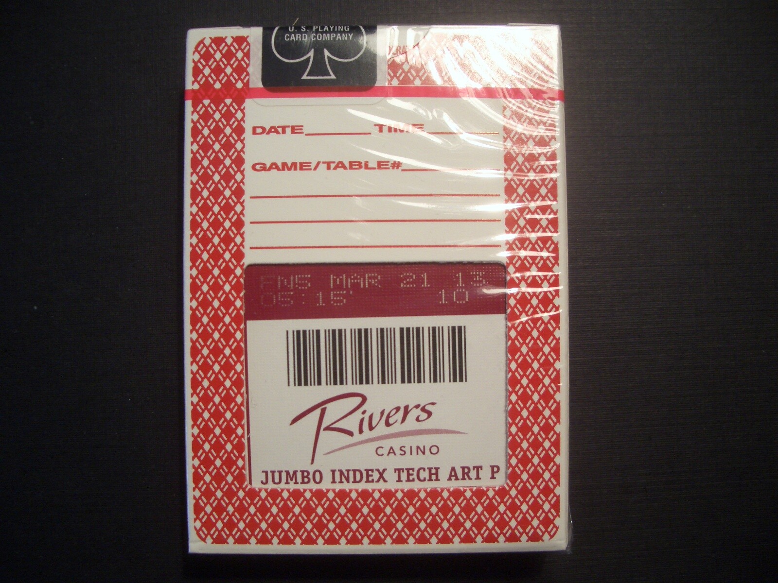 1 Aristocrat deck, NEW SEALED playing cards, RIVERS casino, 2013