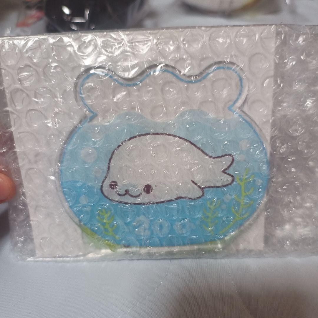 San-X Mamegoma 20th Anniversary Acrylic Stand Limited Edition Unopened Gift