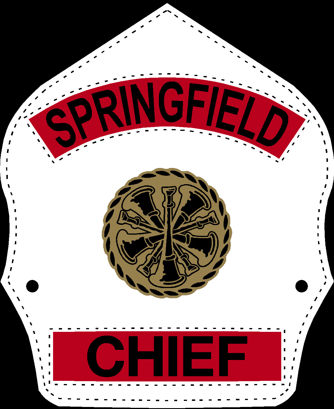 Custom Firefighter Helmet Shield Decal You pick colors text font center emblem