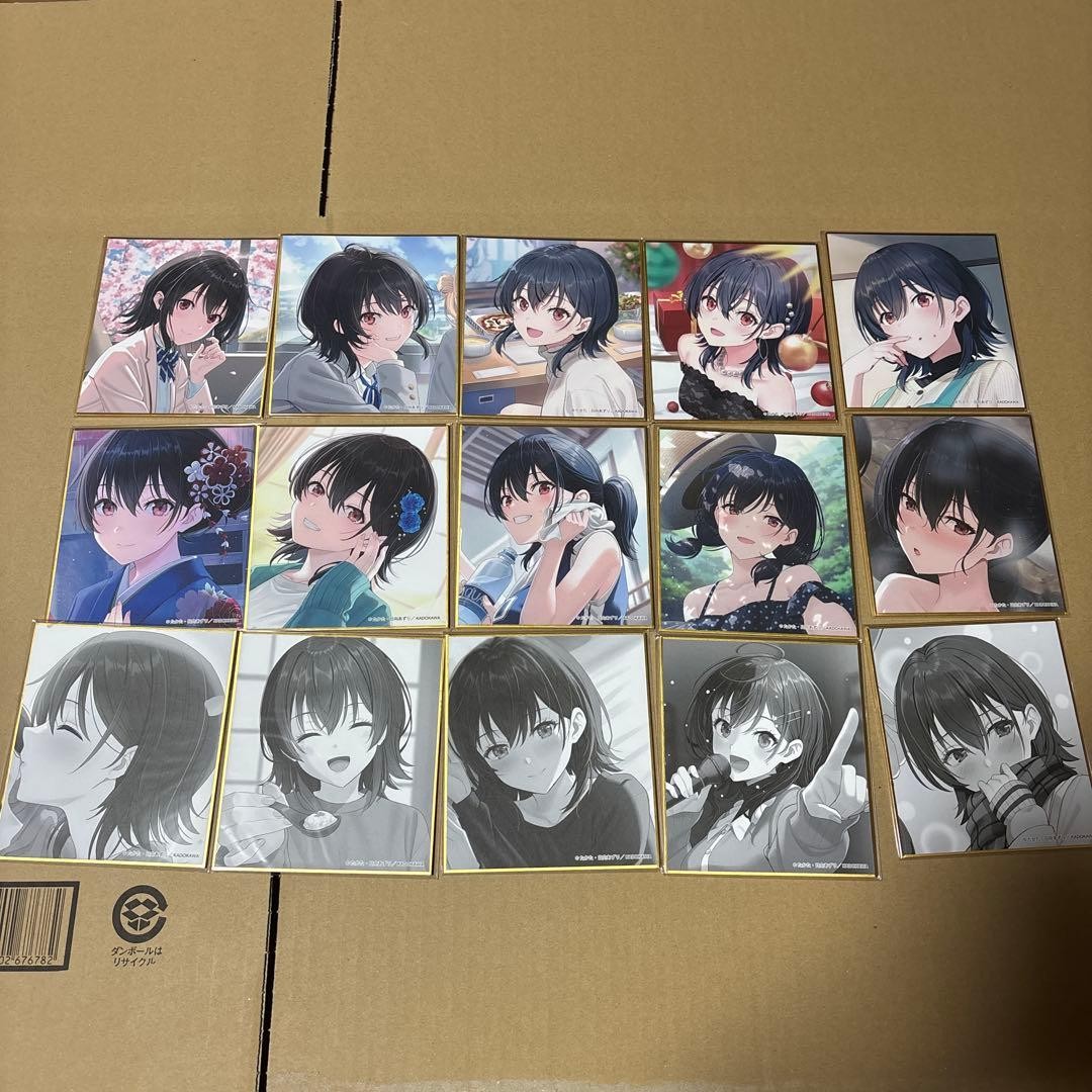 Asanagi Umi Happy Birthday Lottery 2026 C Mini Shikishi Full Set Unused