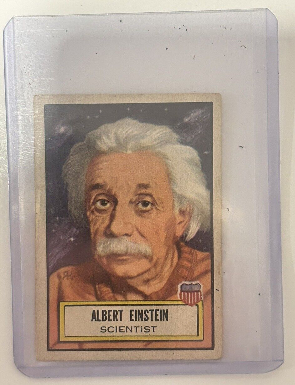 1952 Topps Look n See Albert Einstein #20 Rookie