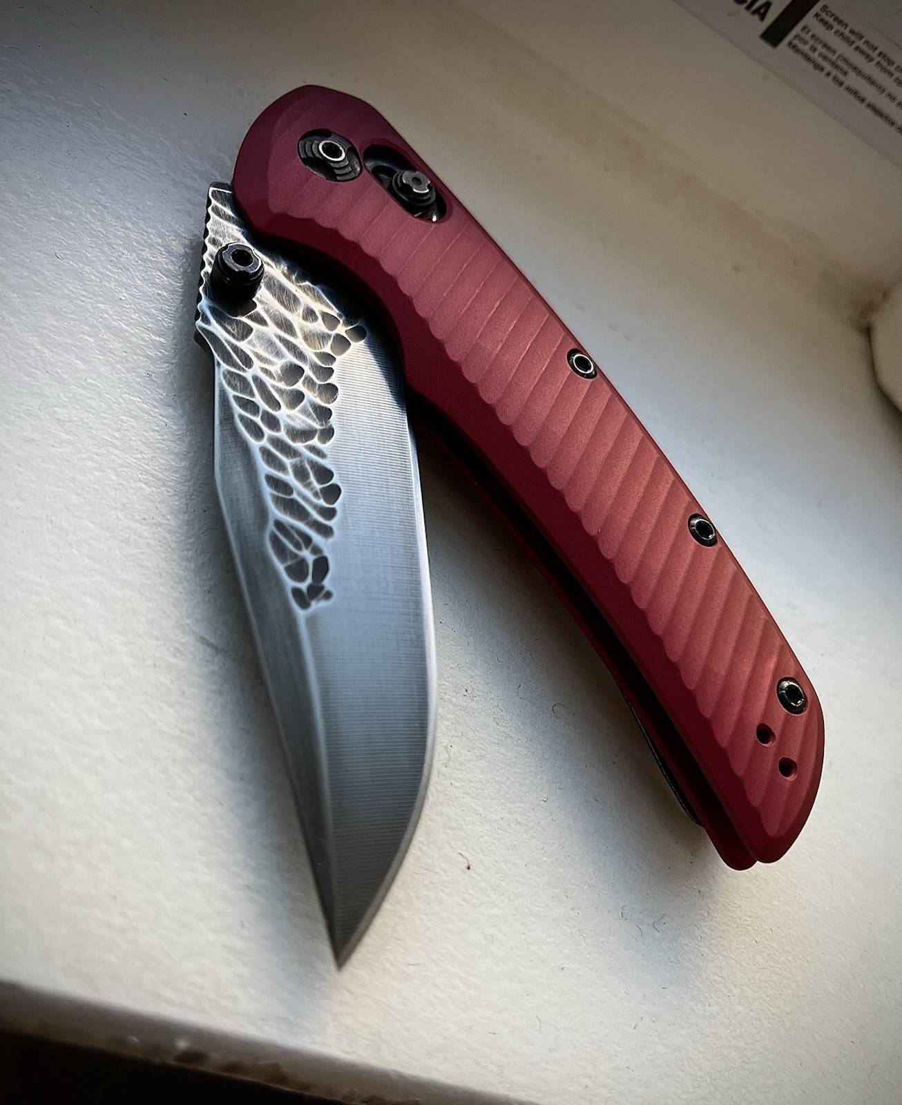 CUSTOM “Power Ranger” Hogue Deka - Textured Etched MagnaCut, AWT Scales CUSTOM “Power Ranger” Hogue Deka - Textured Etched MagnaCut, AWT Scales