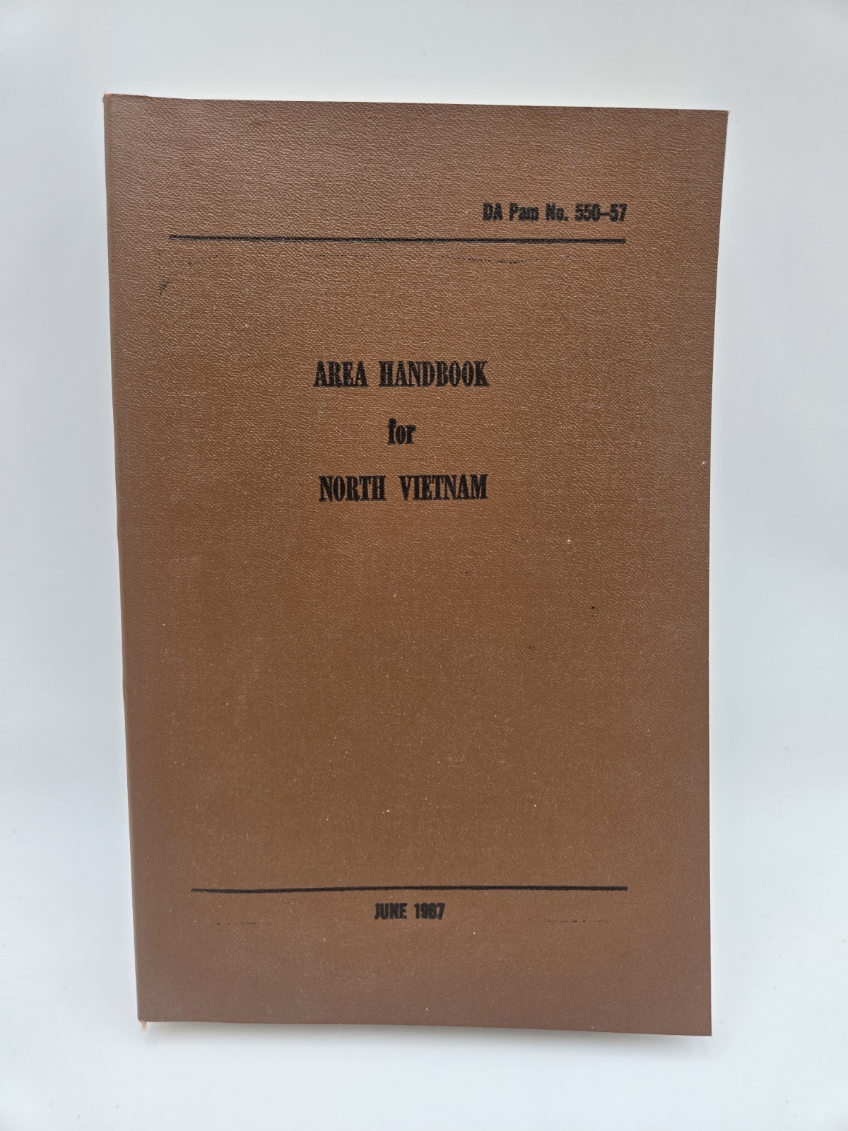 Area Handbook for North Vietnam 1967 DA Pam 550-57 Vietnam War Military Vintage
